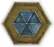 Rut Bryk Postcard Hexagon Blue & Yellow - - 2544 - 1